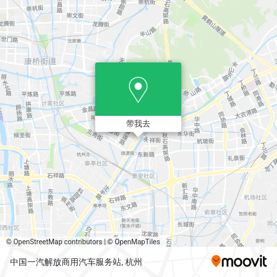 中国一汽解放商用汽车服务站地图