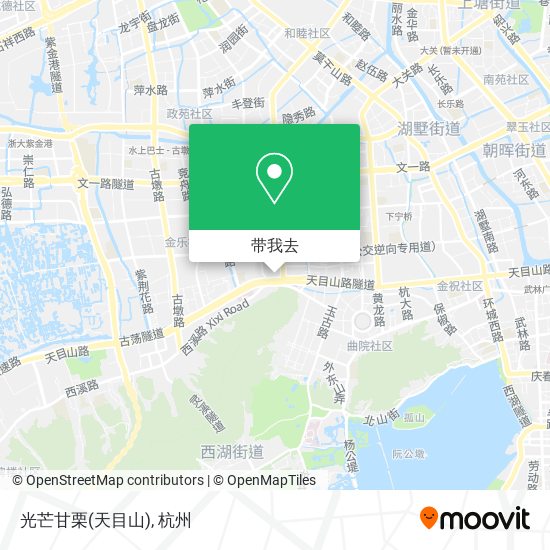 光芒甘栗(天目山)地图