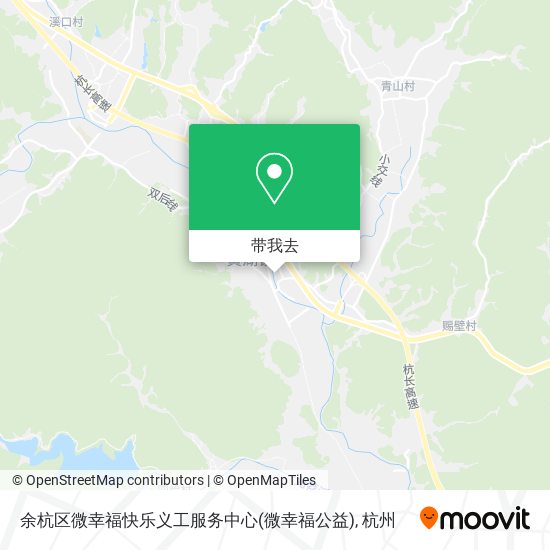 余杭区微幸福快乐义工服务中心(微幸福公益)地图