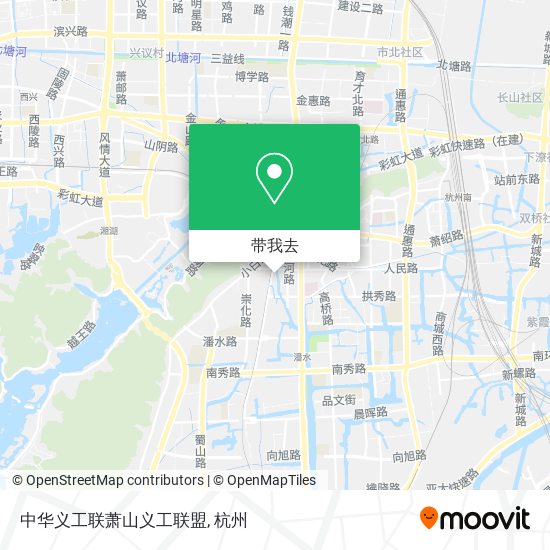 中华义工联萧山义工联盟地图