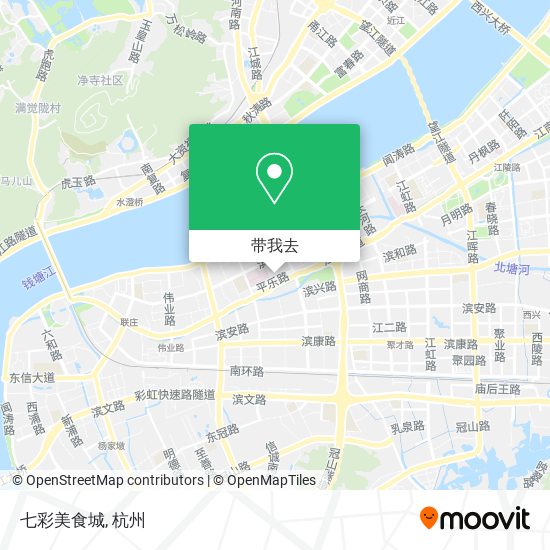 七彩美食城地图