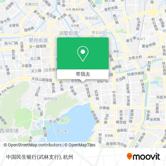 中国民生银行(武林支行)地图