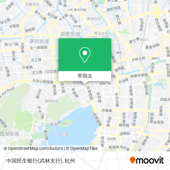 中国民生银行(武林支行)地图