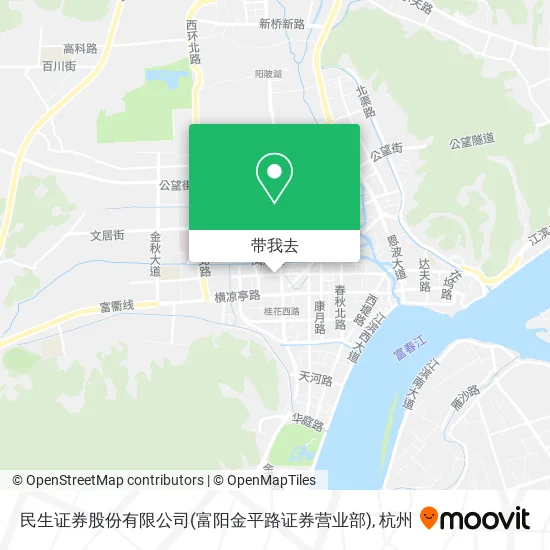 民生证券股份有限公司(富阳金平路证券营业部)地图