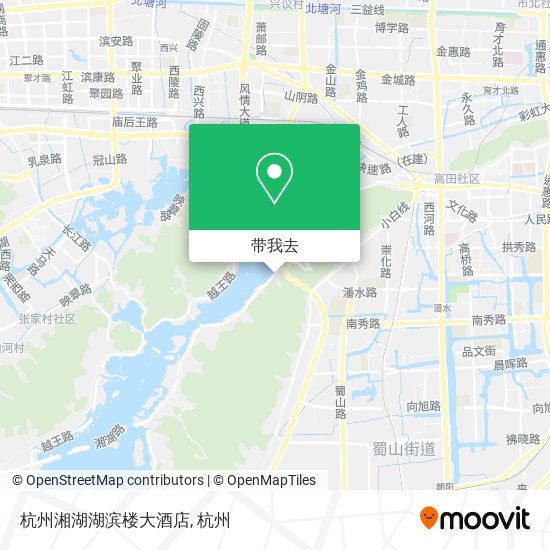 杭州湘湖湖滨楼大酒店地图