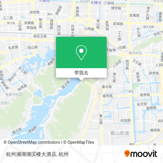 杭州湘湖湖滨楼大酒店地图