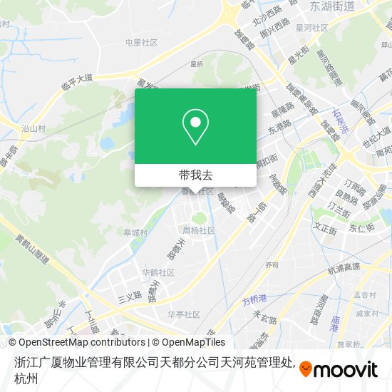 浙江广厦物业管理有限公司天都分公司天河苑管理处地图