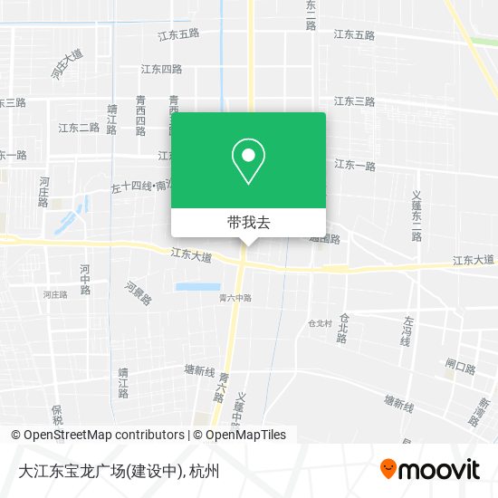 大江东宝龙广场(建设中)地图