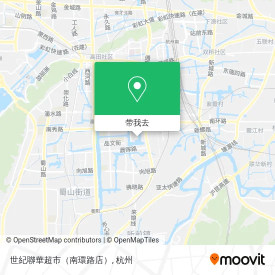 世紀聯華超市（南環路店）地图