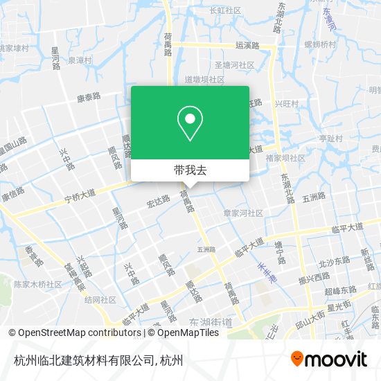 杭州临北建筑材料有限公司地图