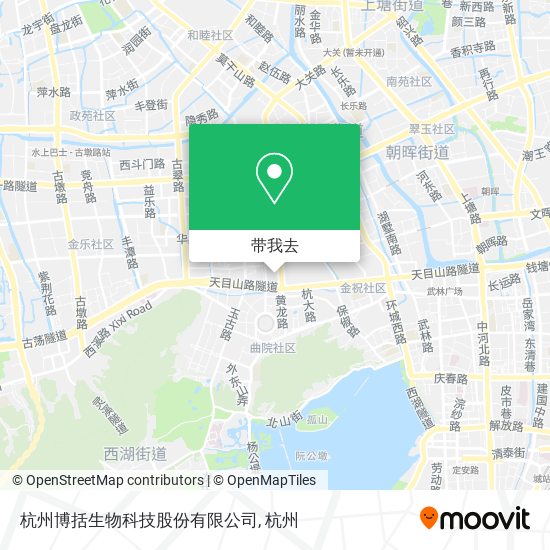 杭州博括生物科技股份有限公司地图