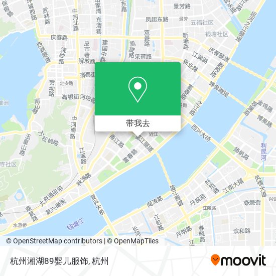 杭州湘湖89婴儿服饰地图