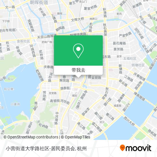 小营街道大学路社区-居民委员会地图