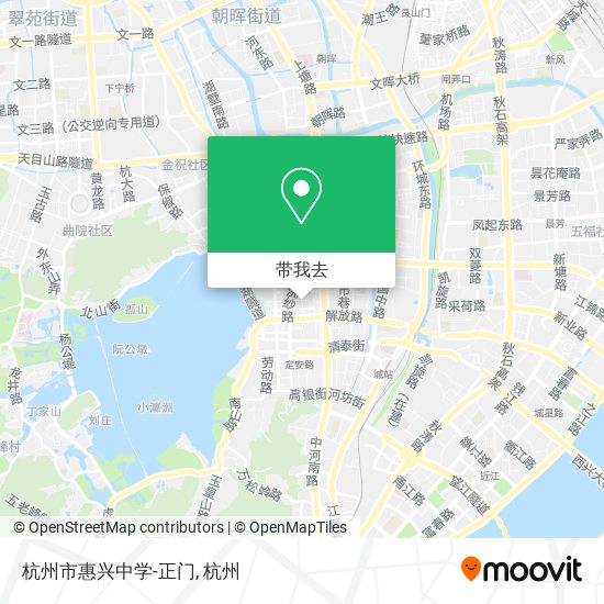 杭州市惠兴中学-正门地图