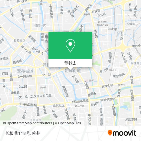 长板巷118号地图