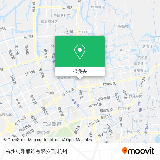 杭州纳雅服饰有限公司地图