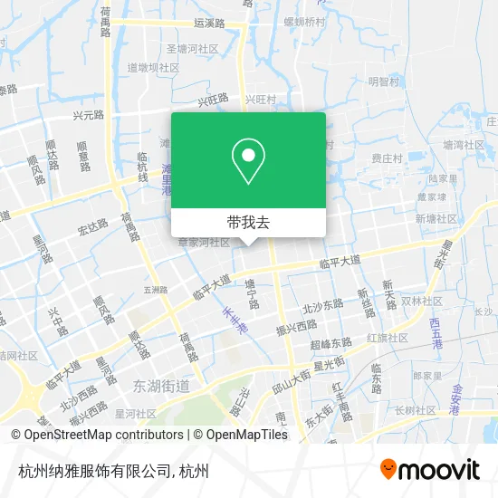 杭州纳雅服饰有限公司地图
