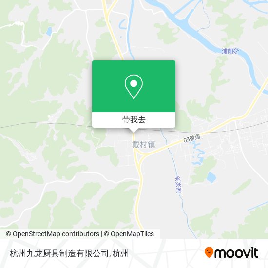 杭州九龙厨具制造有限公司地图