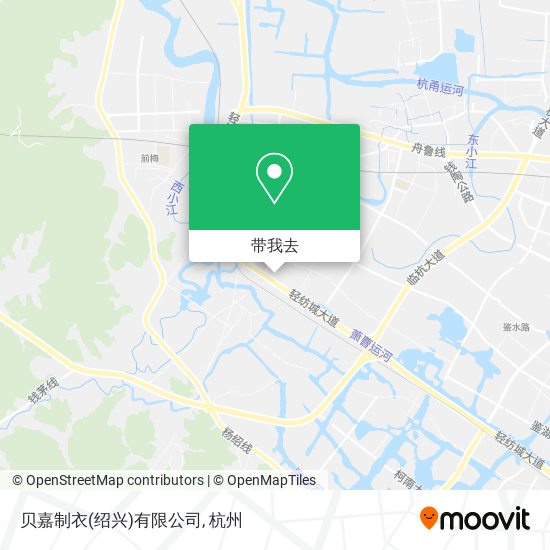 贝嘉制衣(绍兴)有限公司地图