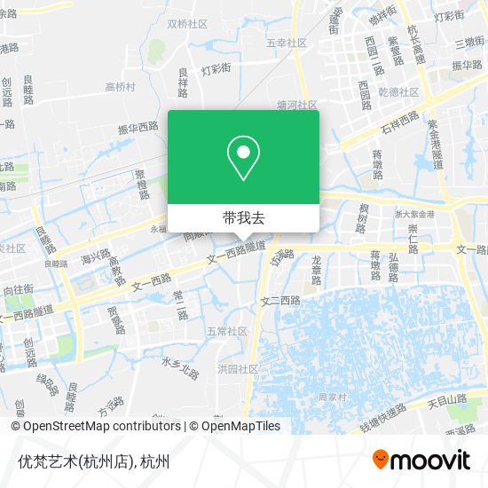 优梵艺术(杭州店)地图