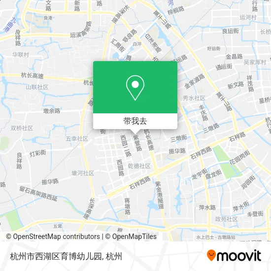 杭州市西湖区育博幼儿园地图