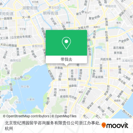 北京世纪博园留学咨询服务有限责任公司浙江办事处地图
