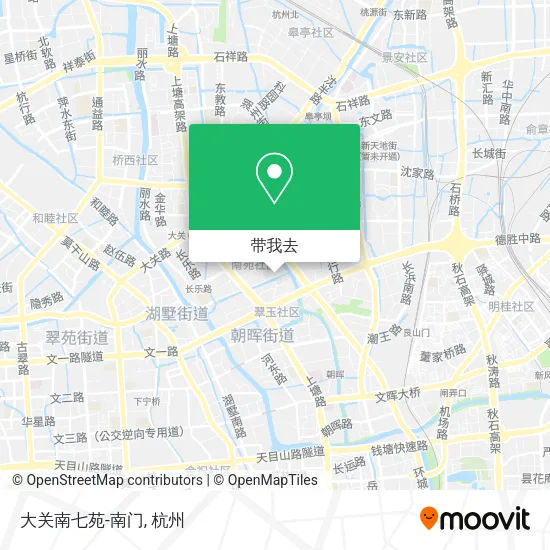 大关南七苑-南门地图