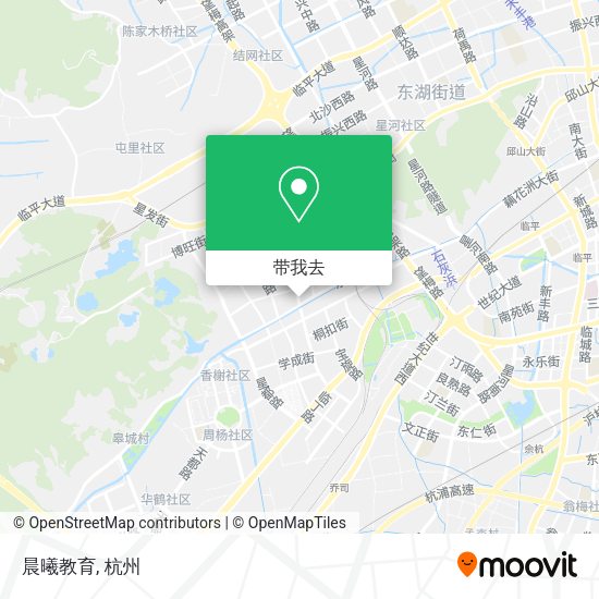 晨曦教育地图