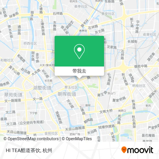 HI TEA酷道茶饮地图