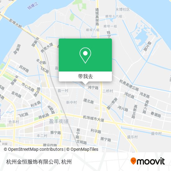 杭州金恒服饰有限公司地图