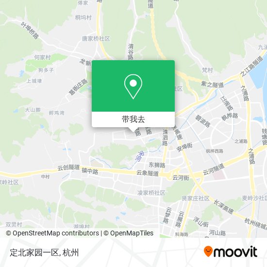 定北家园一区地图