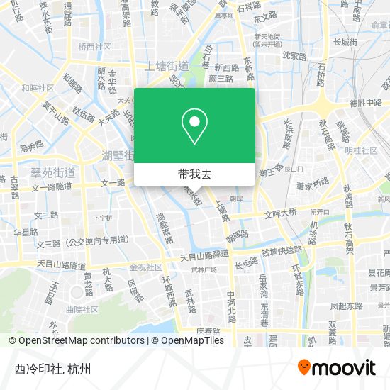西冷印社地图