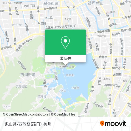 孤山路/西泠桥(路口)地图