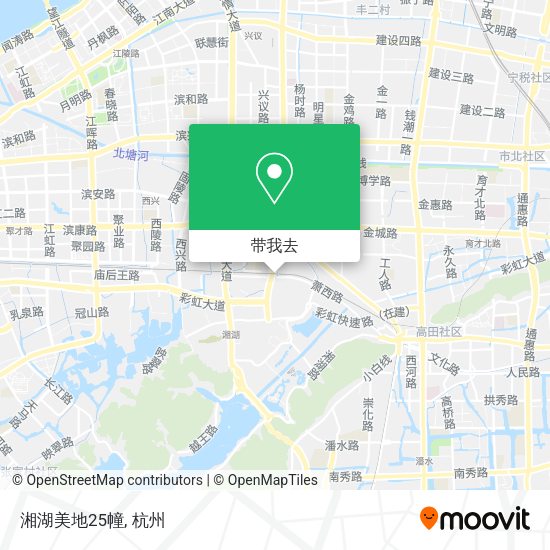 湘湖美地25幢地图
