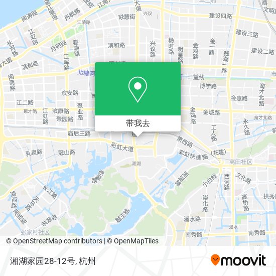 湘湖家园28-12号地图