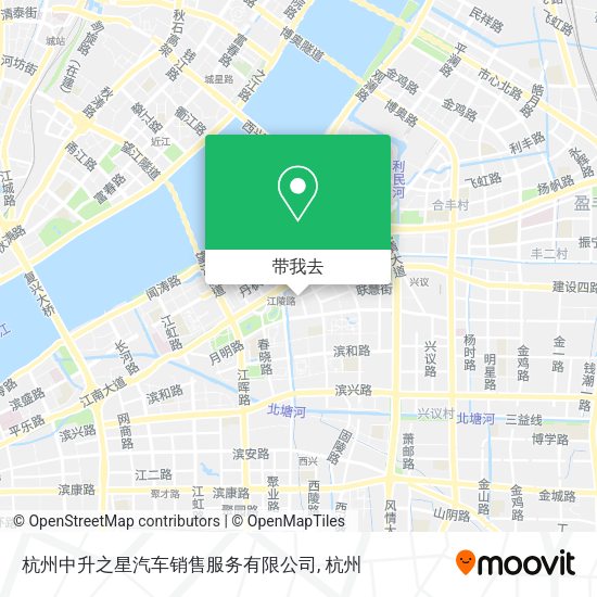 杭州中升之星汽车销售服务有限公司地图