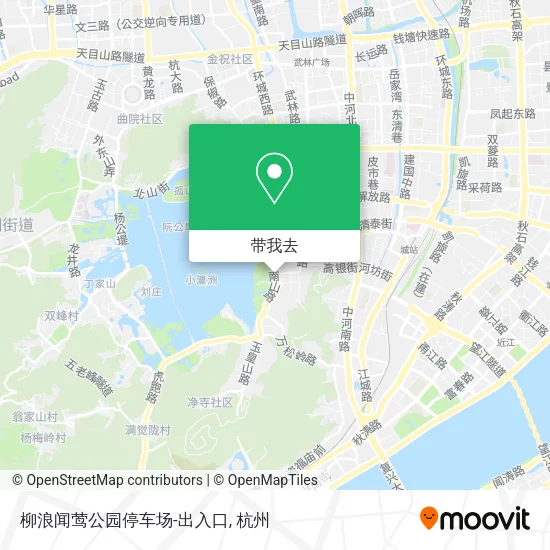 柳浪闻莺公园停车场-出入口地图