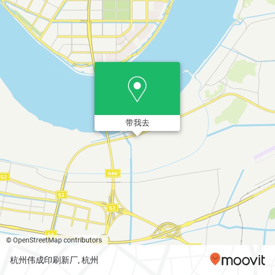 杭州伟成印刷新厂地图