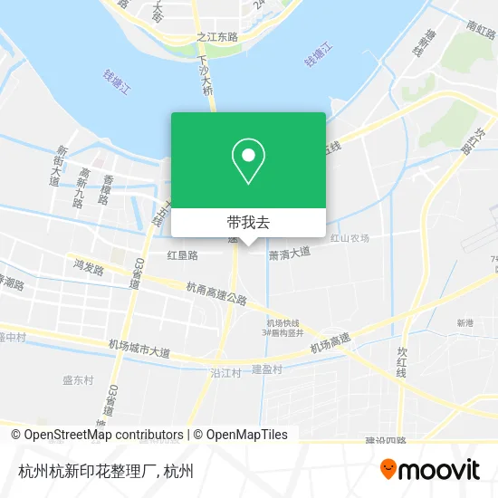 杭州杭新印花整理厂地图