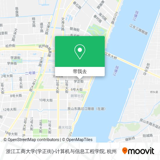 浙江工商大学(学正街)-计算机与信息工程学院地图