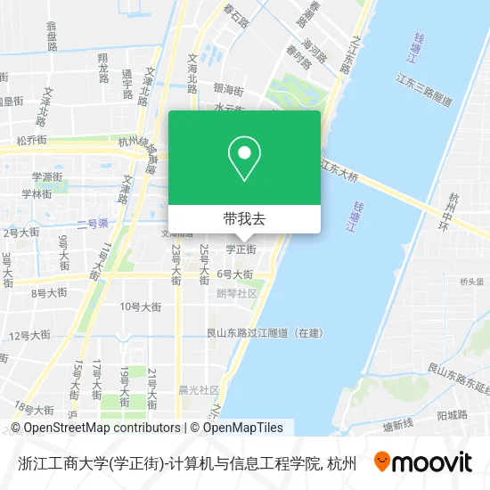 浙江工商大学(学正街)-计算机与信息工程学院地图