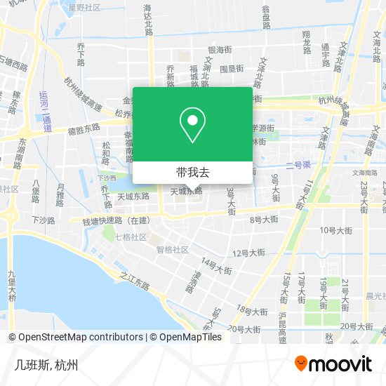 几班斯地图