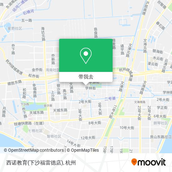 西诺教育(下沙福雷德店)地图