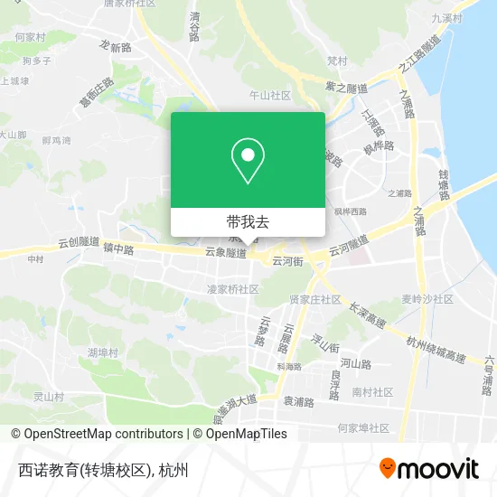 西诺教育(转塘校区)地图