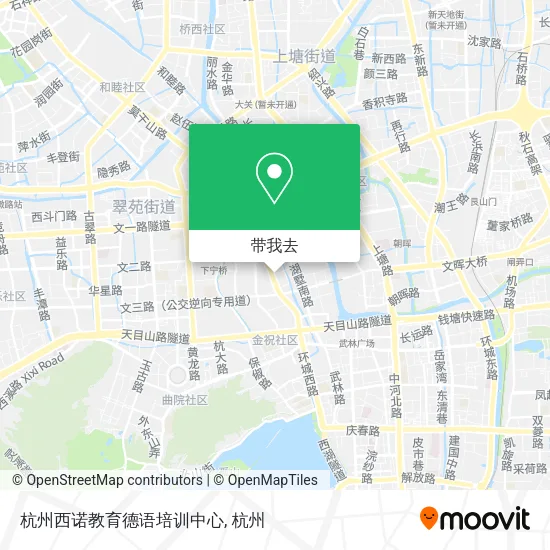 杭州西诺教育德语培训中心地图