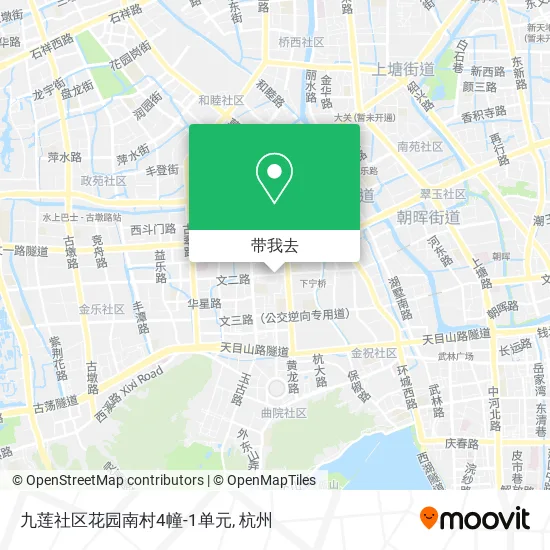 九莲社区花园南村4幢-1单元地图