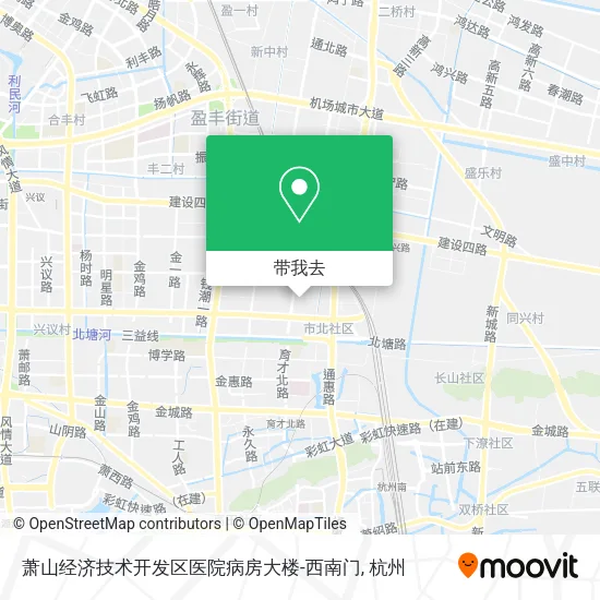 萧山经济技术开发区医院病房大楼-西南门地图