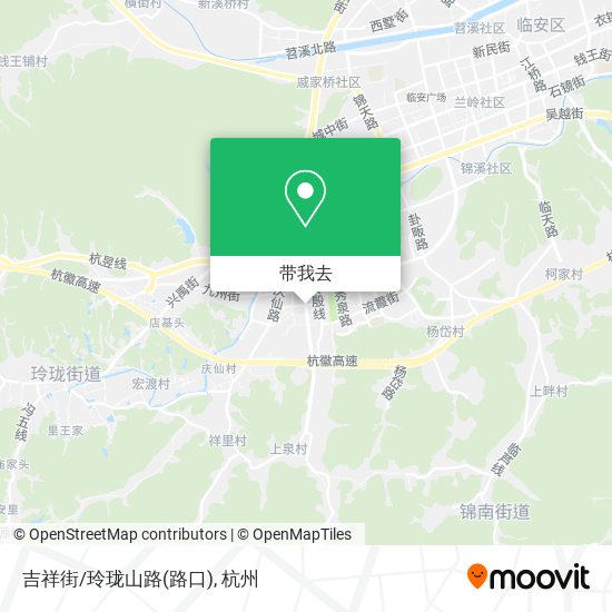 吉祥街/玲珑山路(路口)地图