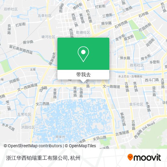 浙江华西铂瑞重工有限公司地图