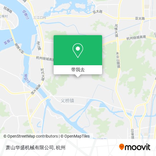 萧山华盛机械有限公司地图